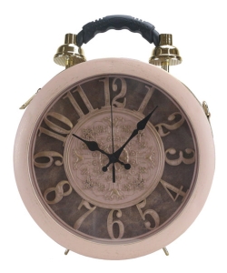 Real Clock Design Handbag HAM-9725 PINK